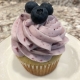 Boothbay Blue Cupcake: Lemon cupcake with blueberry cream cheese buttercream and blueberries