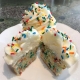 Funfetti Cupcakes: Vanilla cupcake baked with rainbow sprinkles, vanilla buttercream and rainbow sprinkles