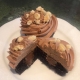 Hazelnut Hermit Cupcake: Chocolate cupcake with Nutella filling, Nutella buttercream and chopped hazelnuts