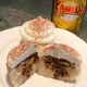 Two Lights Tiramisu Cupcake: Vanilla cupcake with an espresso-Kahlua soak, Cream Cheese buttercream and a dusting of cocoa powder