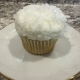 First Love Cupcake: Lemon cupcake with coconut buttercream and coconut