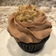 German Cake Cupcake: Chocolate cupcake with coconut pecan filling and chocolate buttercream