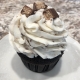 Kittery Kat Cupcake: Chocolate cupcake with Kit Kat buttercream and Kit Kat pieces