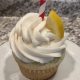 Lighthouse Lemonade Cupcake: Lemon cupcake with strawberry buttercream