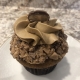 Sweet Joe Cupcake: Coffee cupcake with coffee espresso buttercream and toffee candy topping