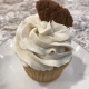 Ginger-iffic Cupcake: Ginger apple cupcake baked with crystallized ginger with cinnamon buttercream and a gingersnap cookie