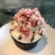 Peppermint Crunch Cupcake: Peppermint mocha cupcake with peppermint buttercream and Andes peppermint crunch chips